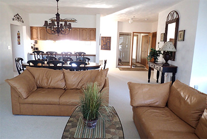 Look inside 5130 Summit View.  Everything you need for a great stay at Hidden Valley!
